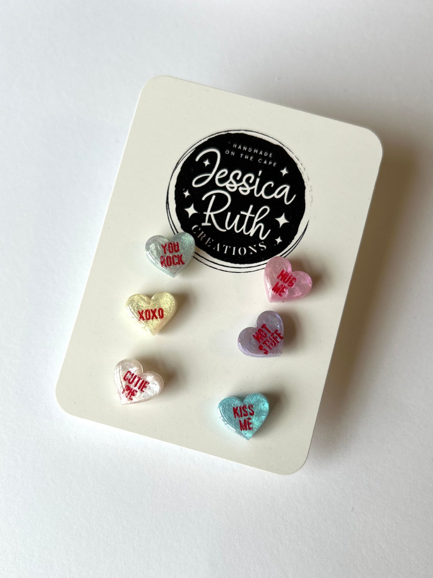 Conversation Heart Mix and Match Stud Packs