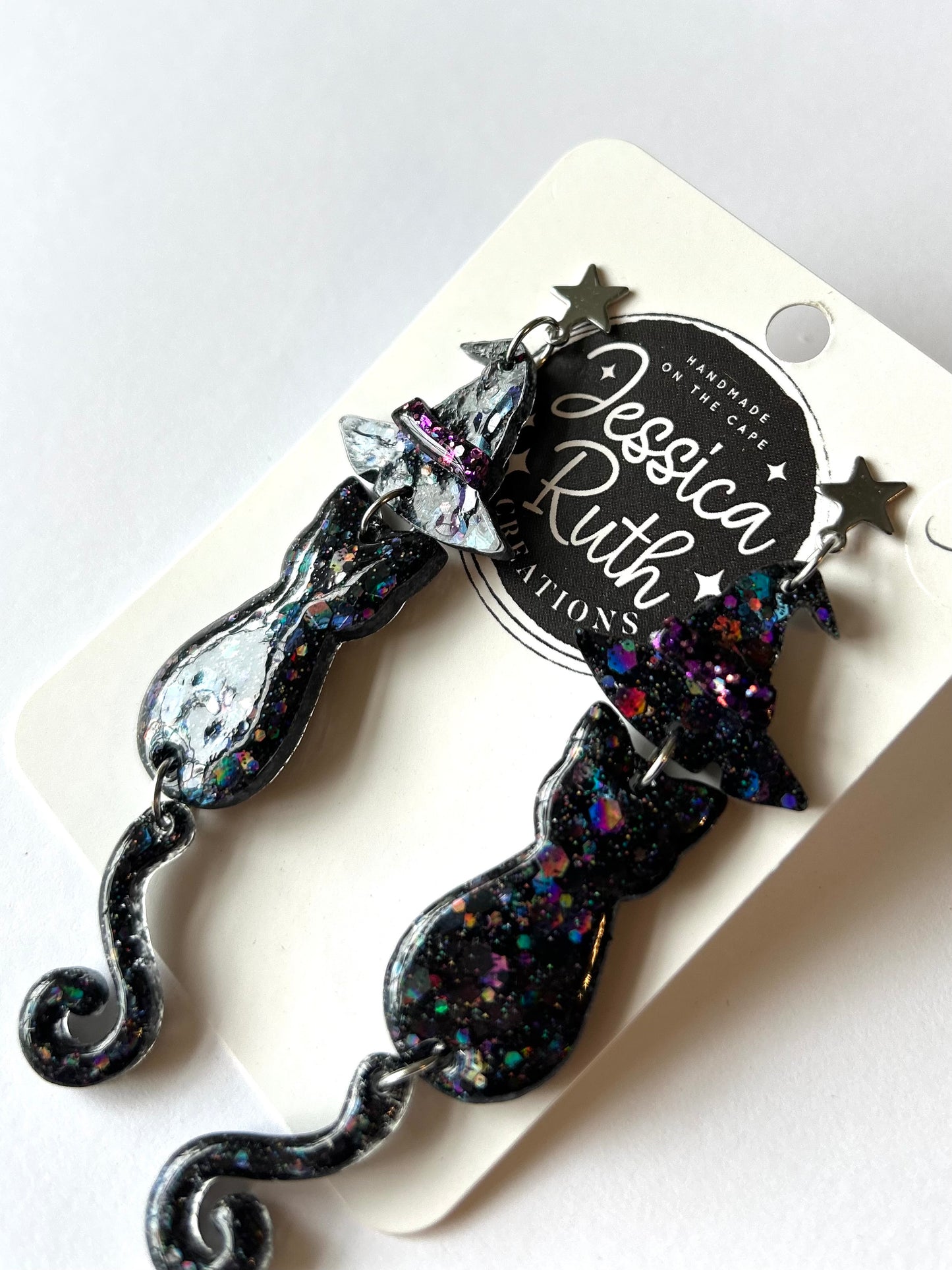 Witch Cat Dangles
