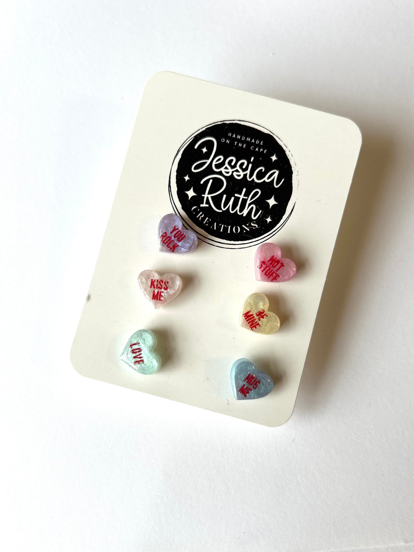 Conversation Heart Mix and Match Stud Packs
