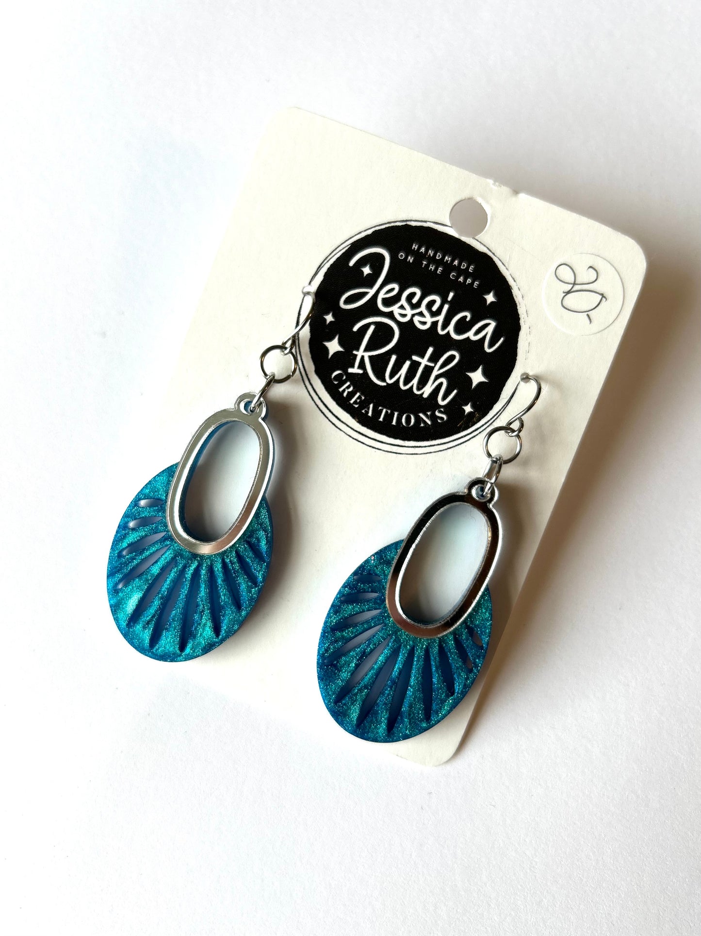 Blue Deco Dangles