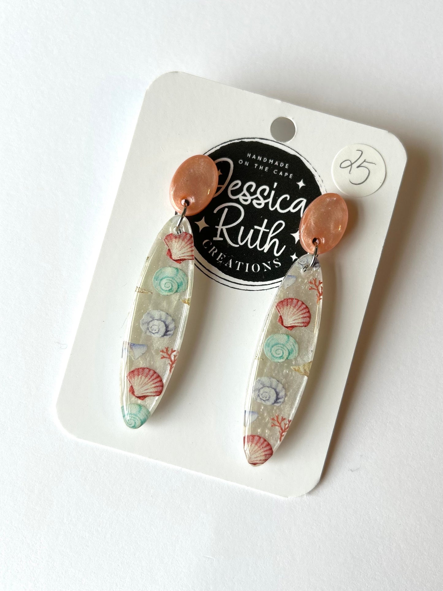 Coastal Seashell Dangles