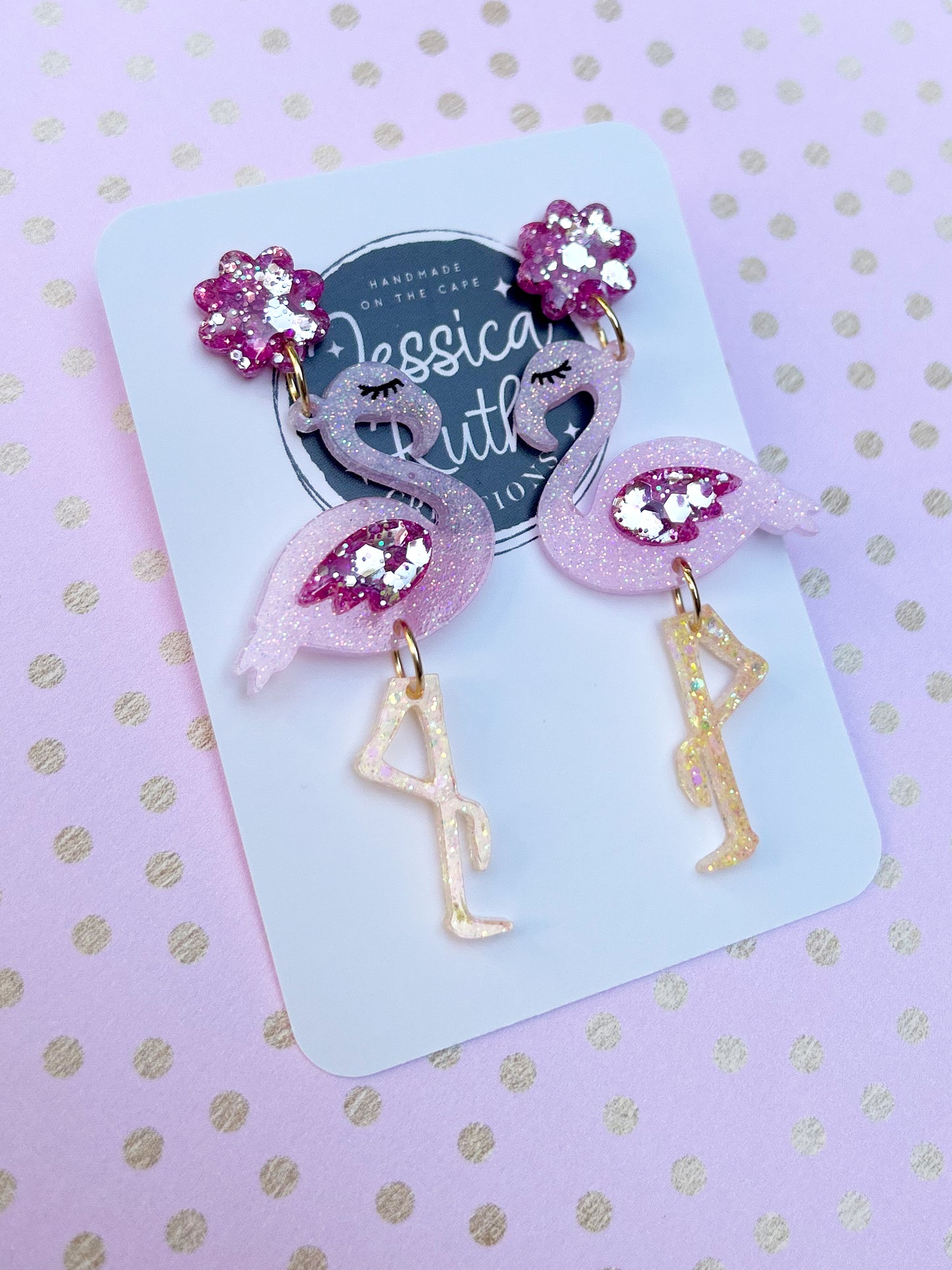 Fantastic Flamingo Dangles