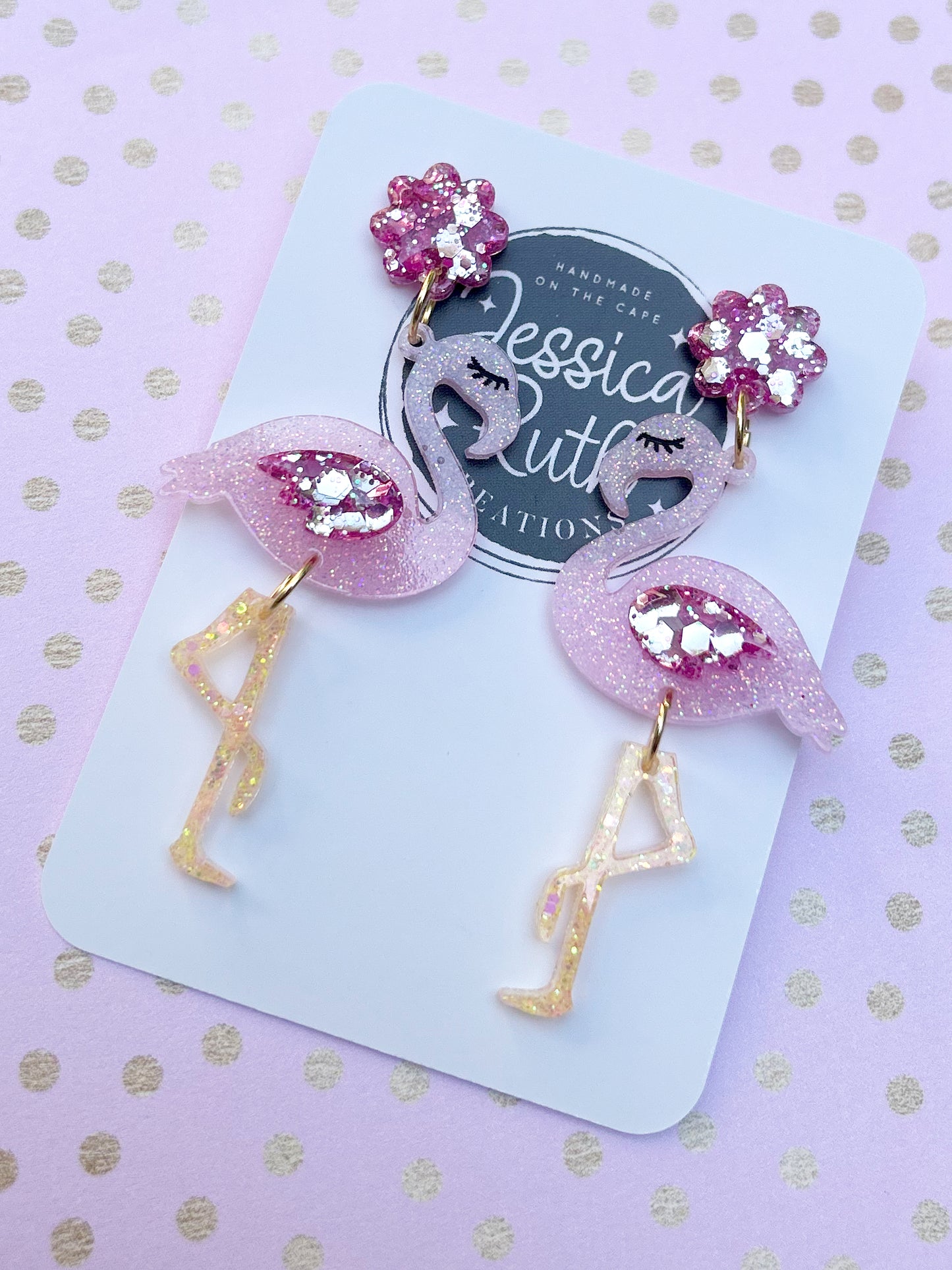 Fantastic Flamingo Dangles