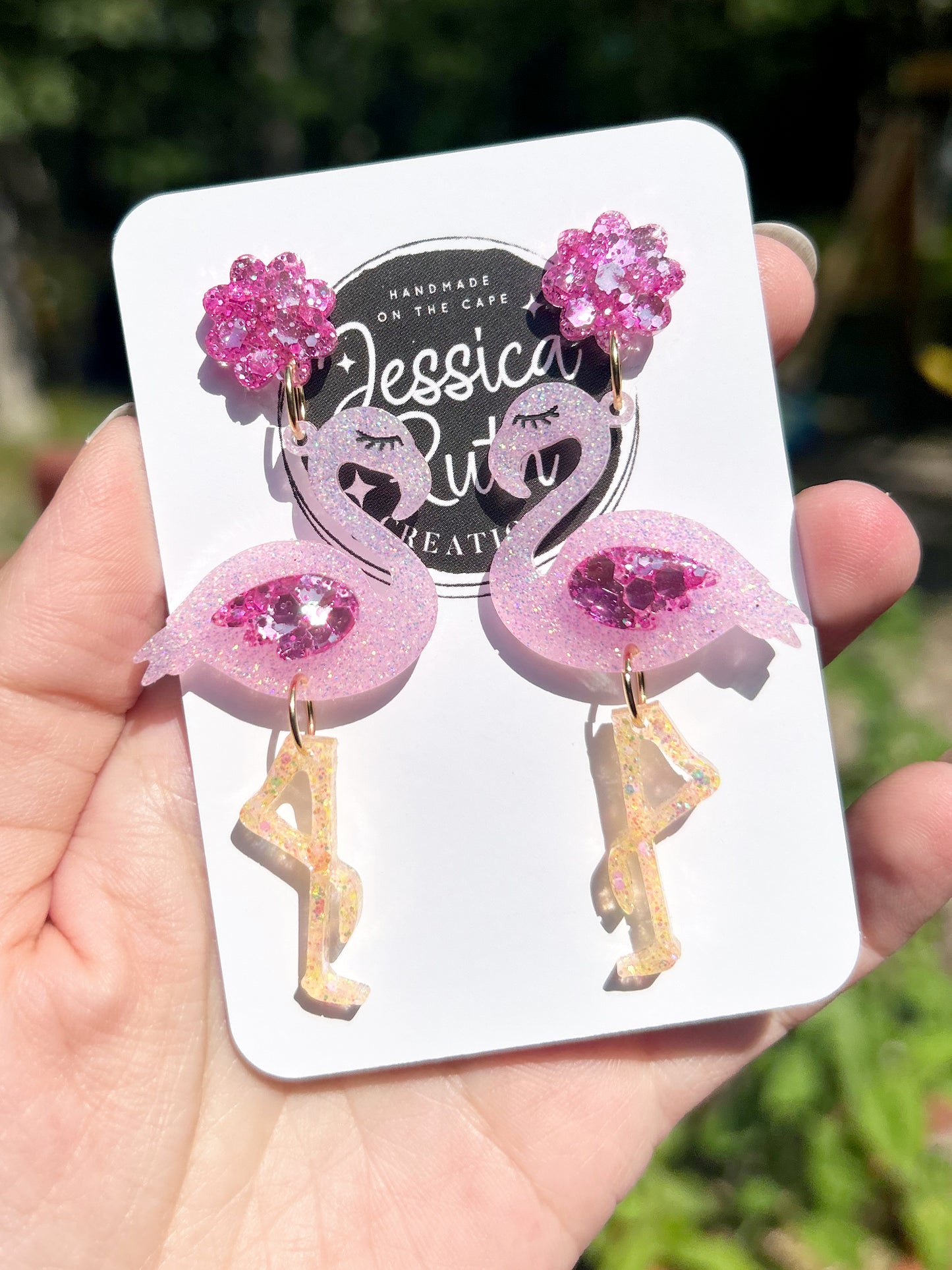 Fantastic Flamingo Dangles