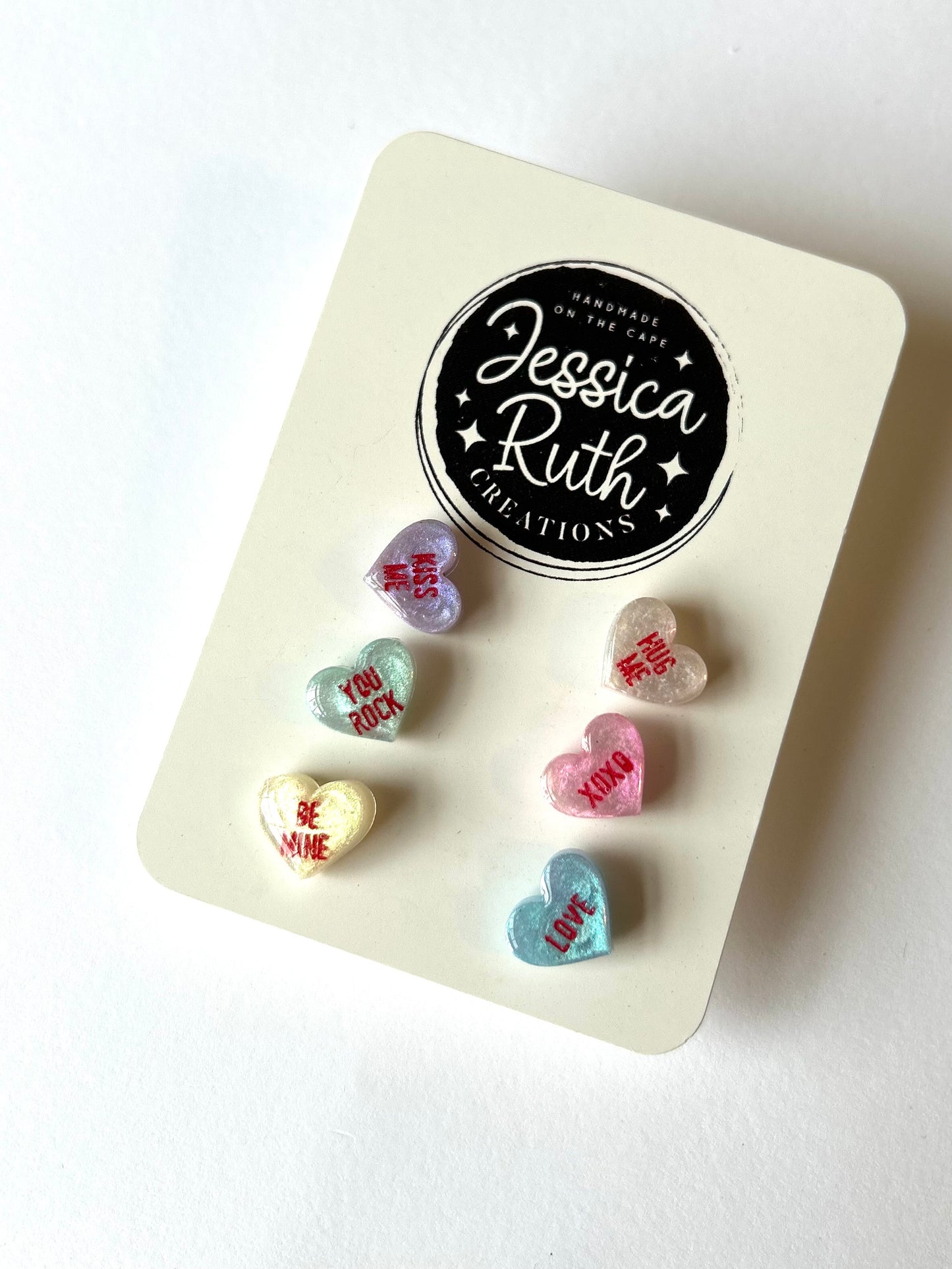 Conversation Heart Mix and Match Stud Packs