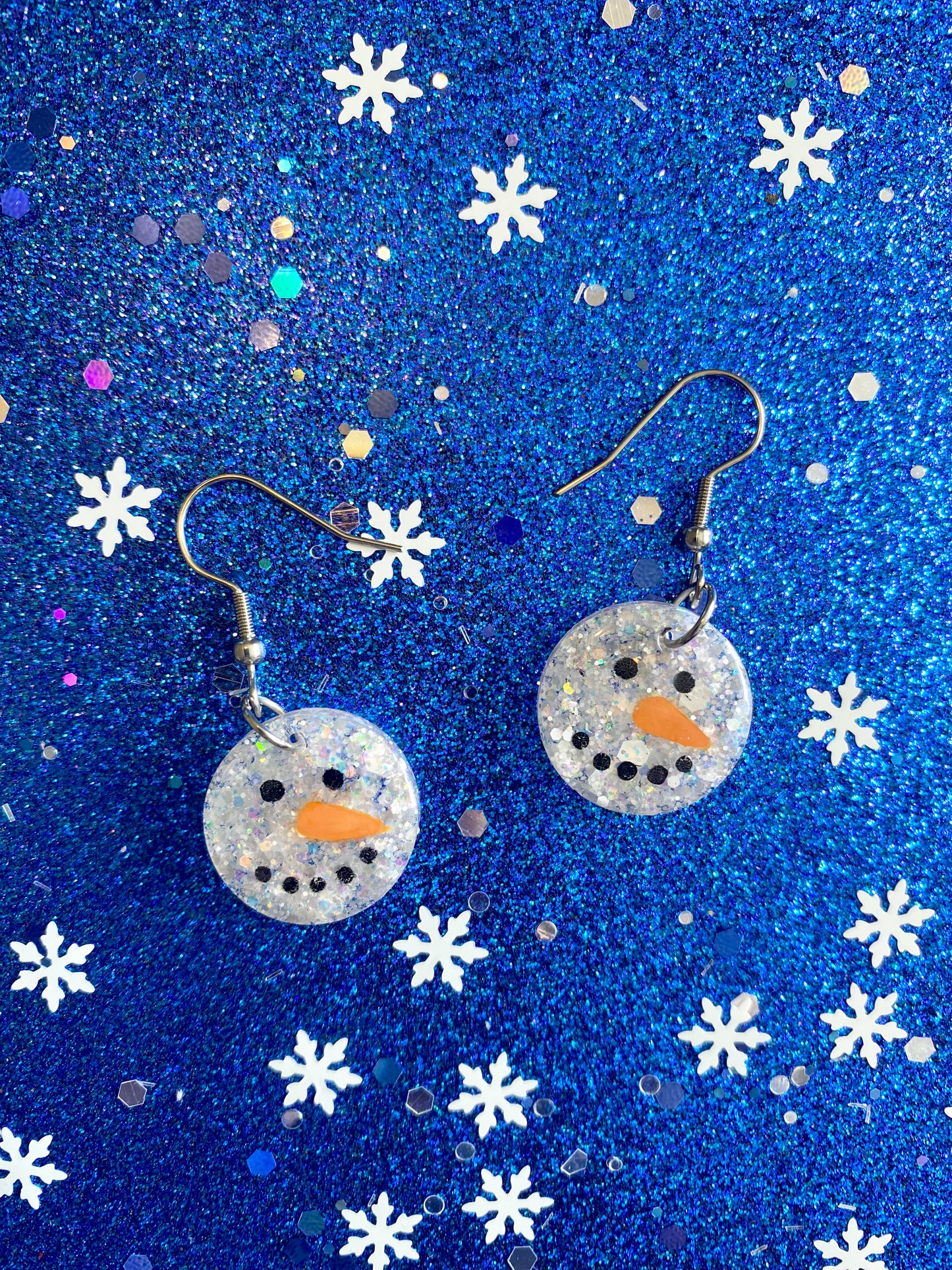Happy Snowman Dangles