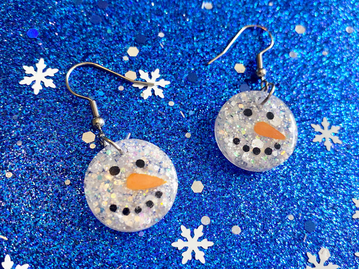 Happy Snowman Dangles