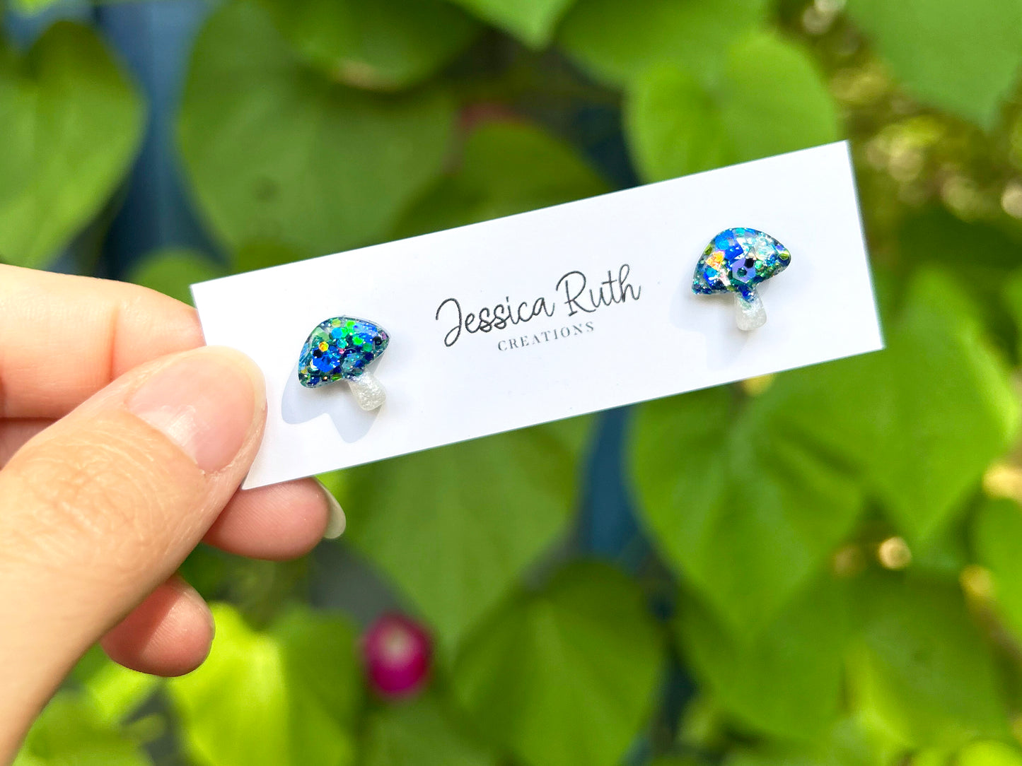 Fall Mushroom Studs