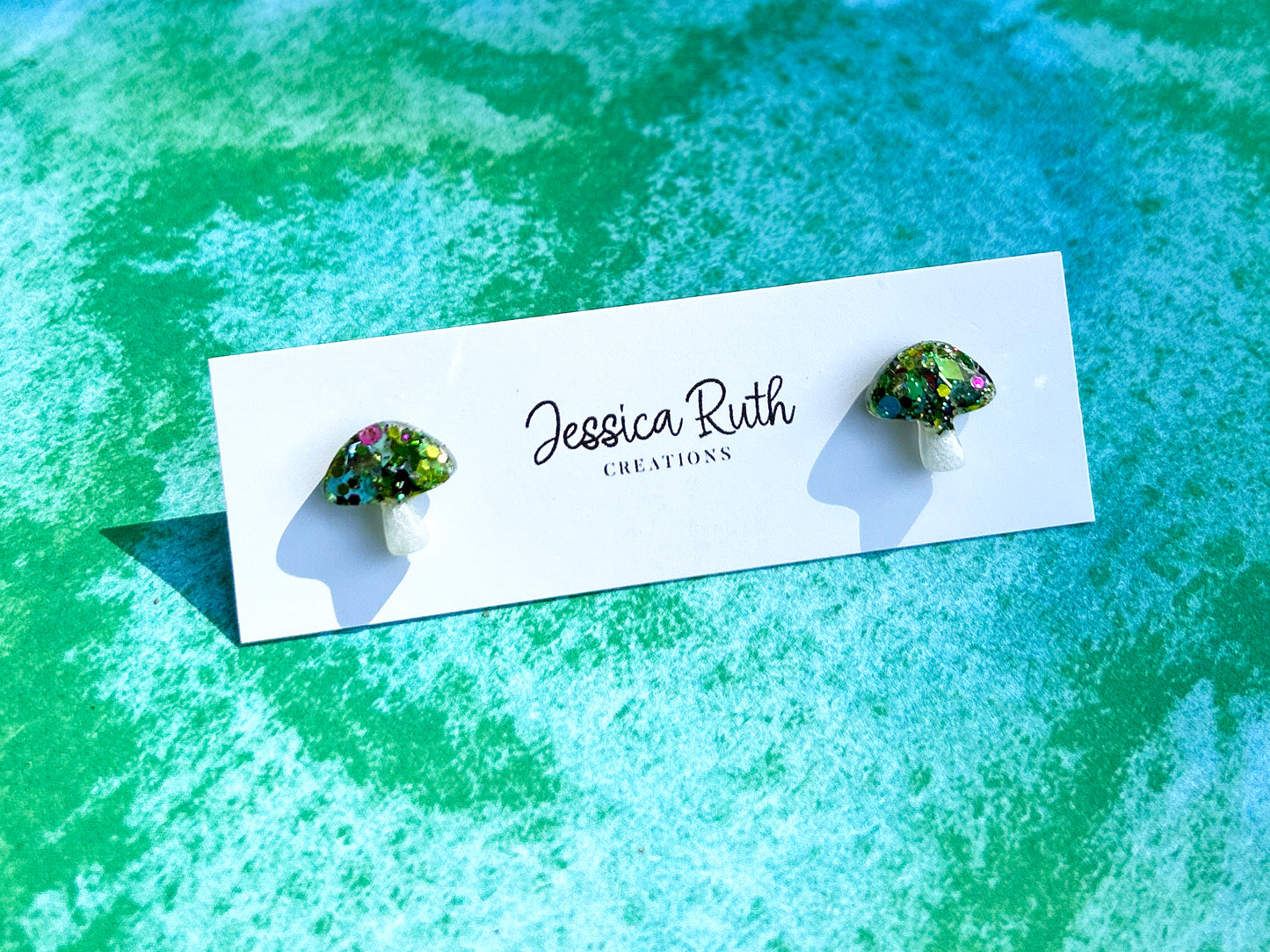 Fall Mushroom Studs