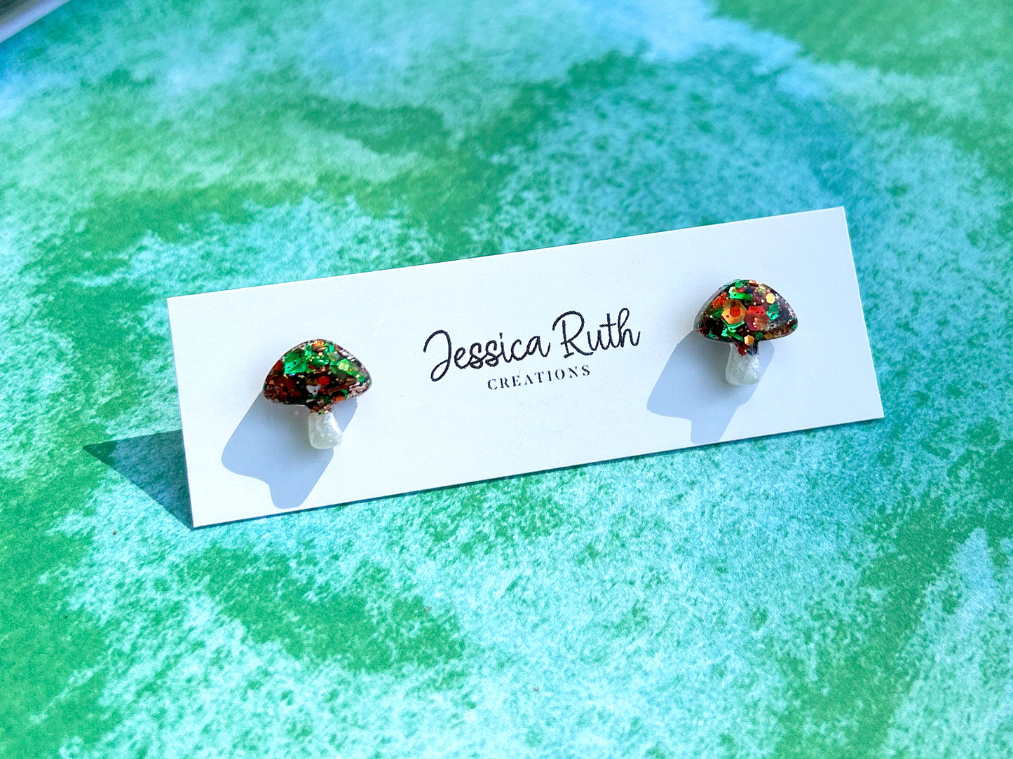 Fall Mushroom Studs