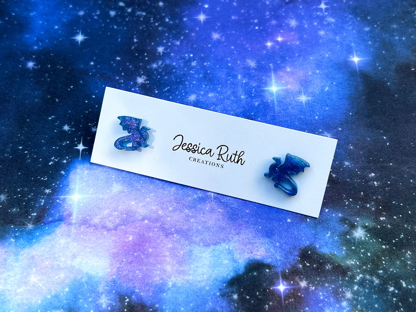 Fantasy Dragon Stud Earrings