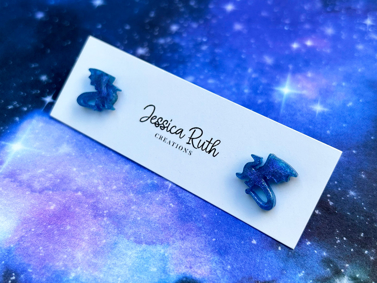 Fantasy Dragon Stud Earrings