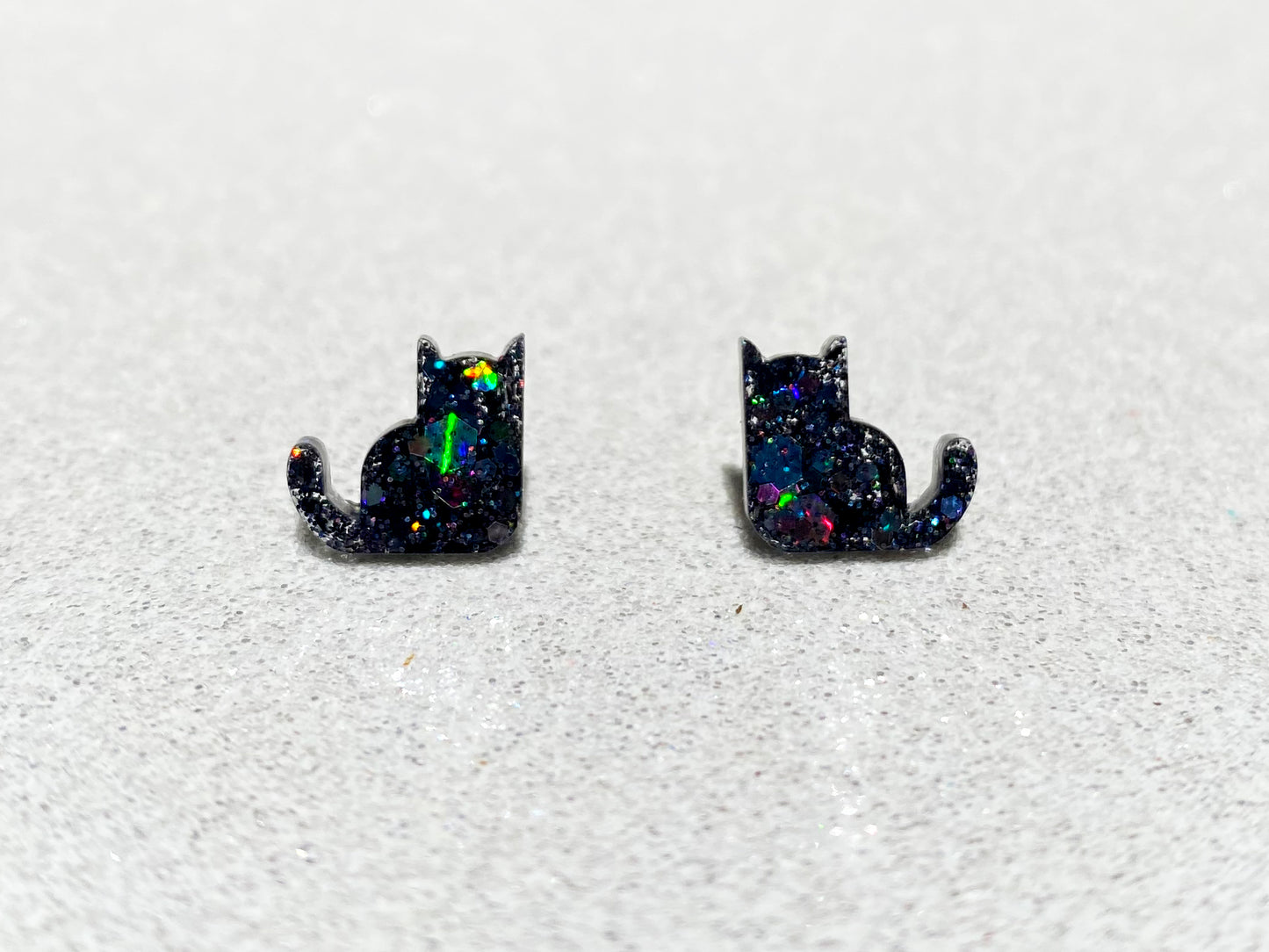 Cute Kitty Cat Stud Earrings - Multiple Colors!