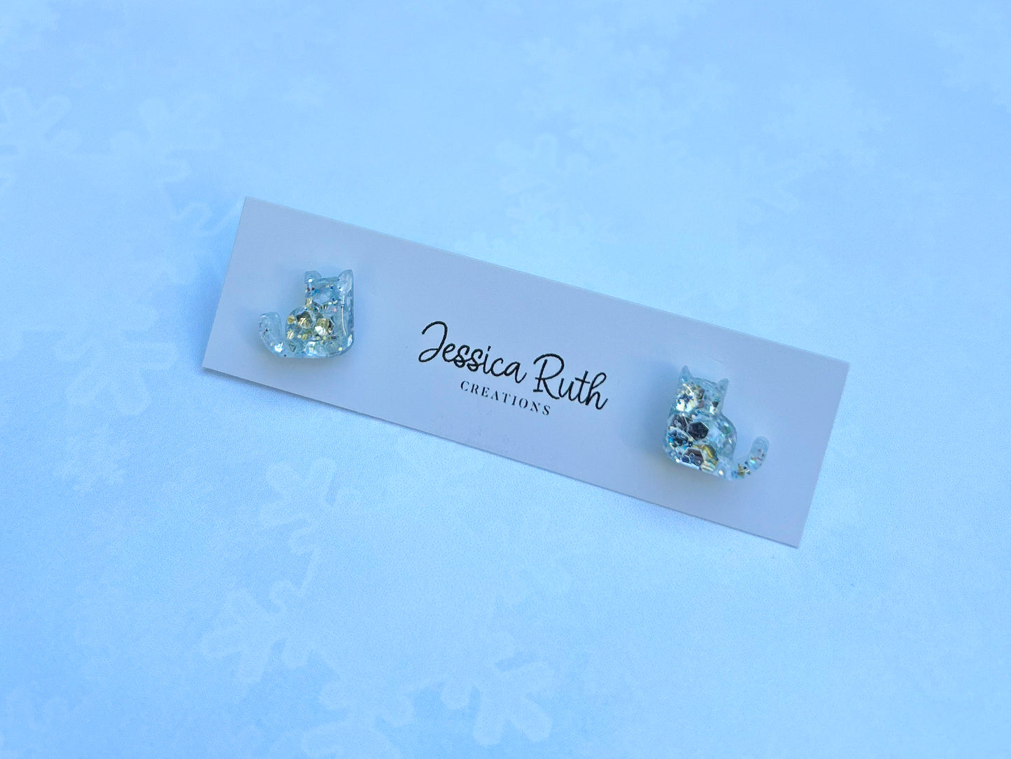 Winter Glacier Holiday Edition Cat Studs