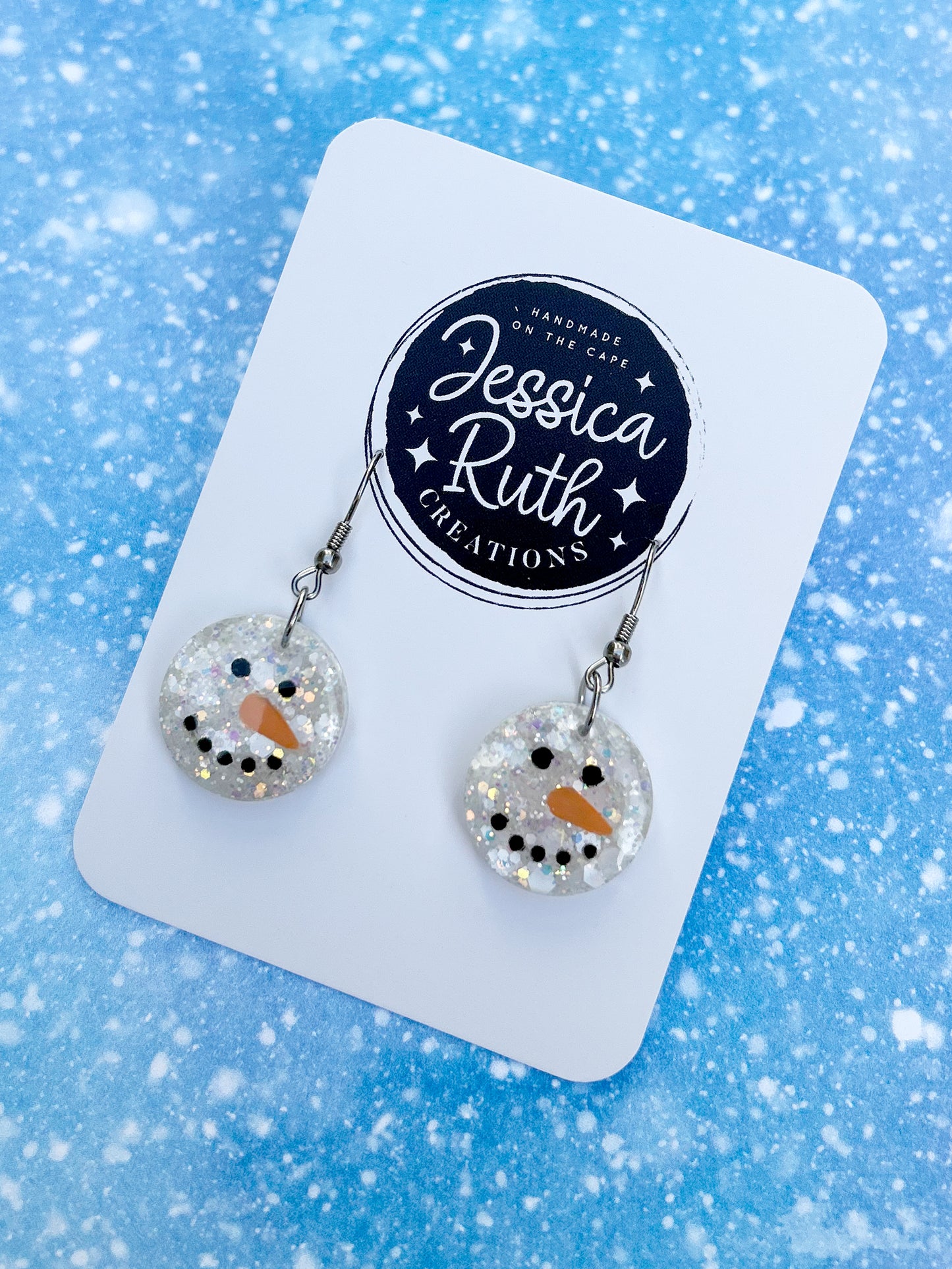 Happy Snowman Dangles