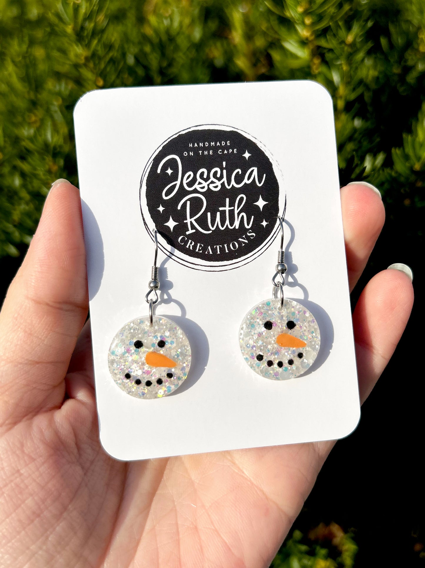 Happy Snowman Dangles