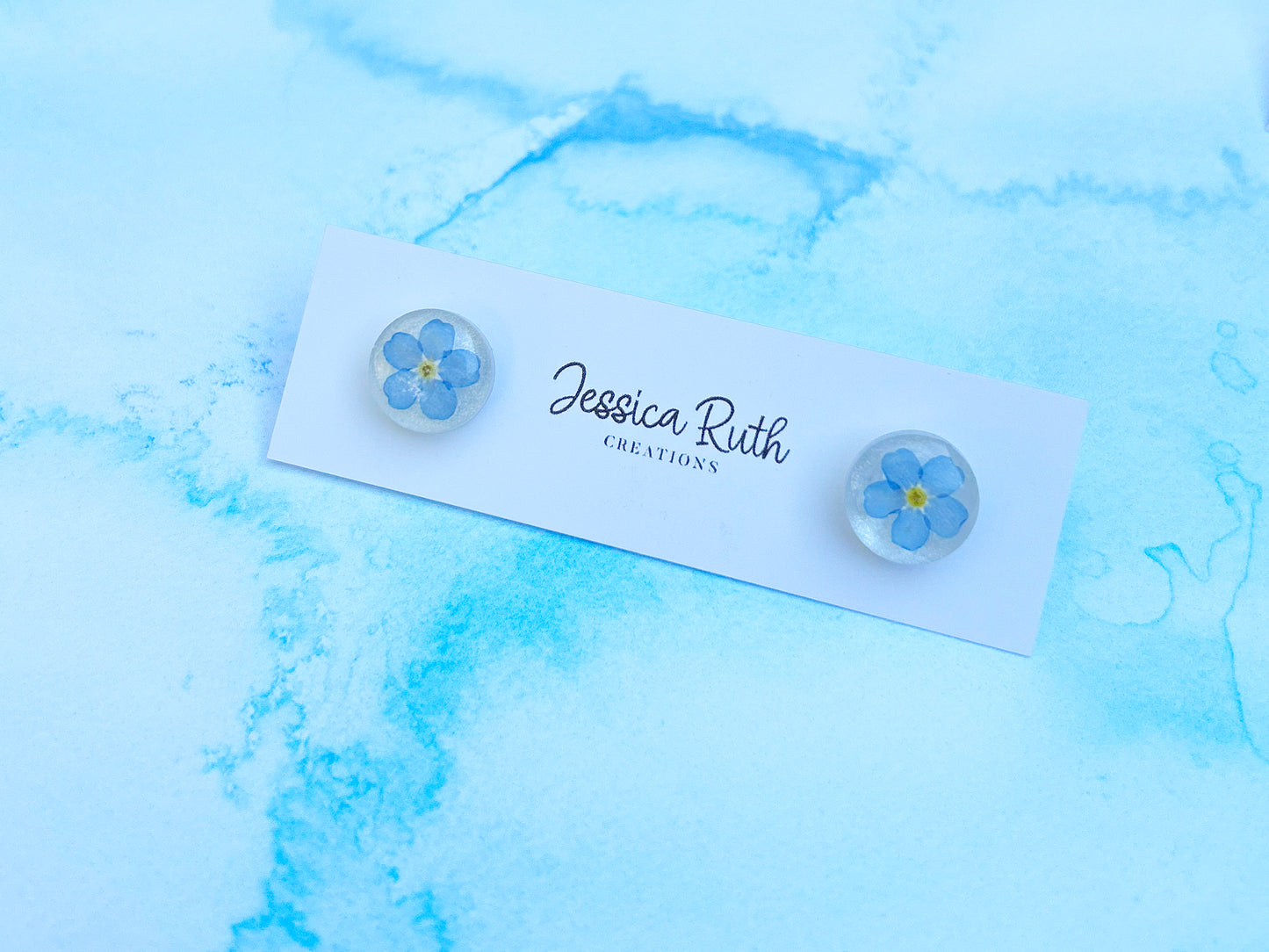 Forget Me Not Studs