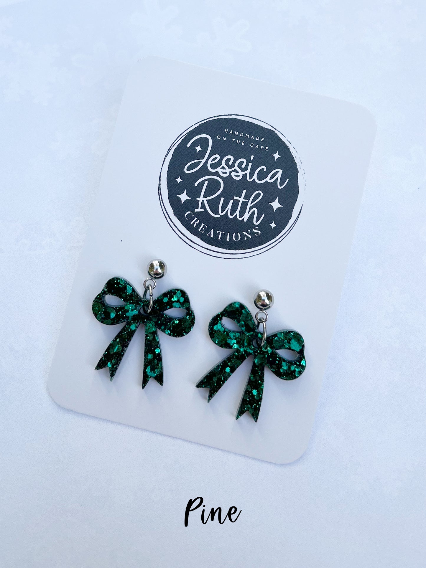 Fun holiday bow dangles
