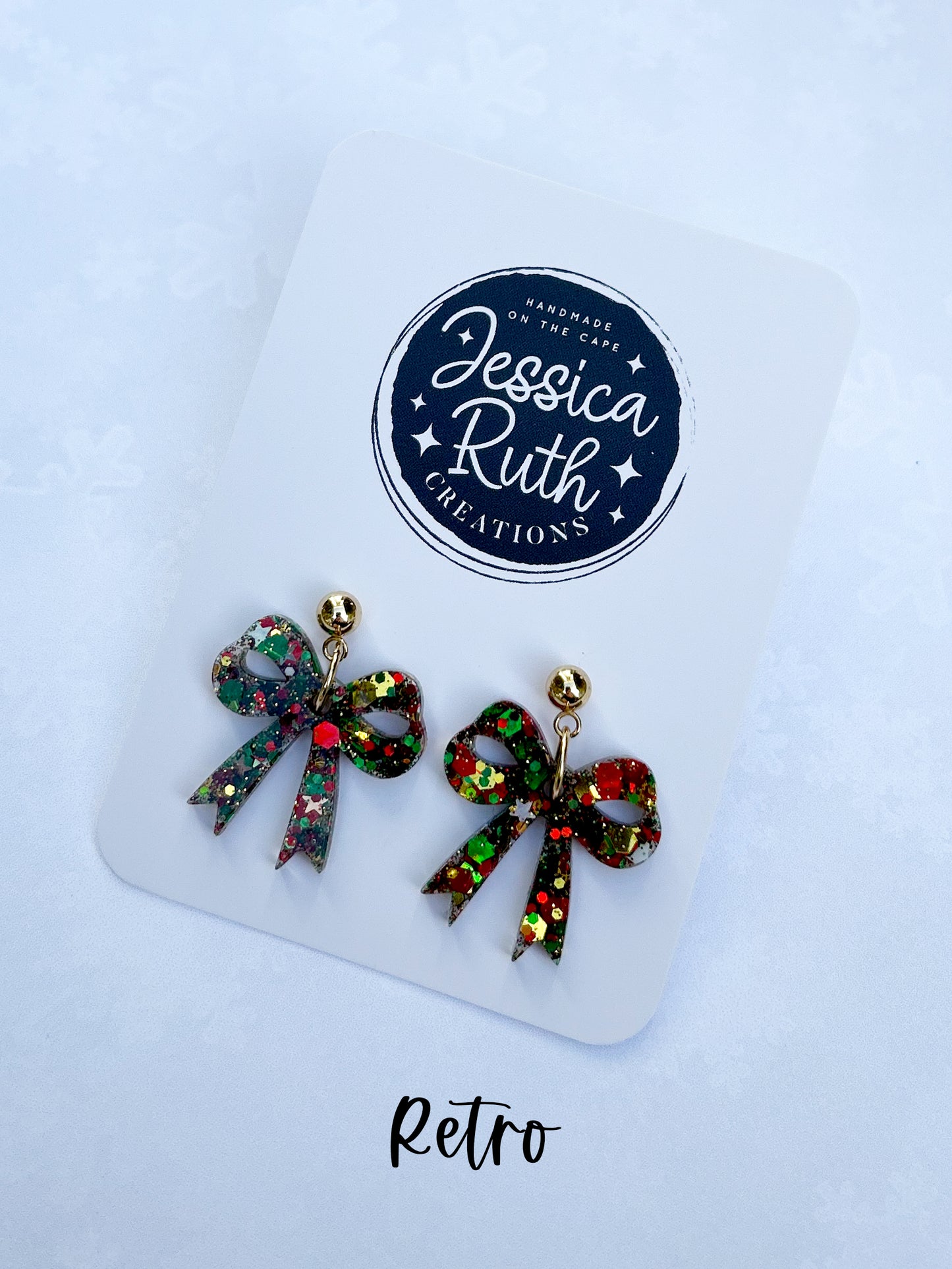 Fun holiday bow dangles