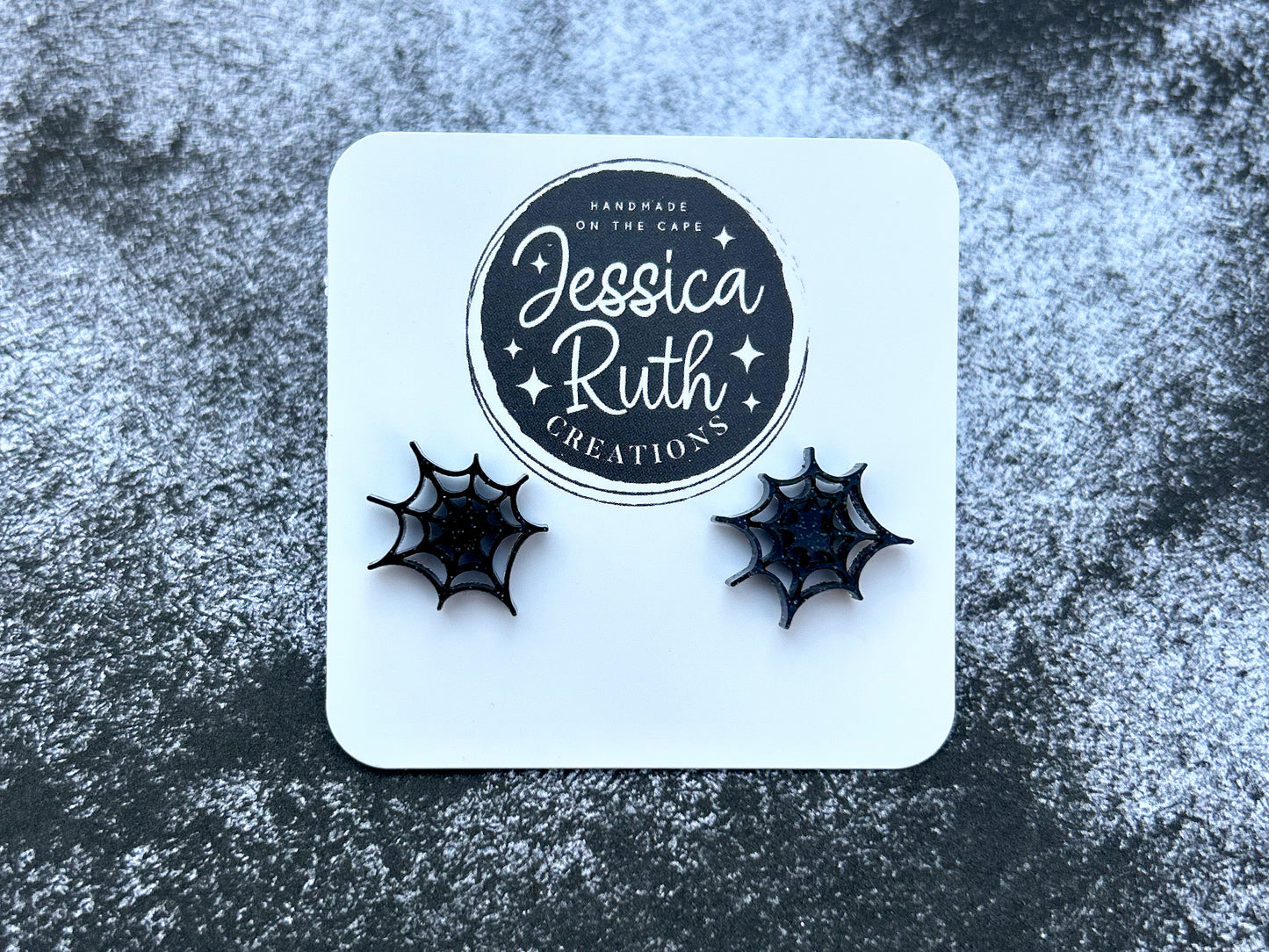 Spiderweb Stud Earrings