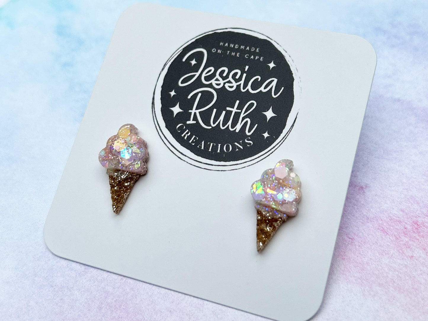 Ice Cream Cone Studs