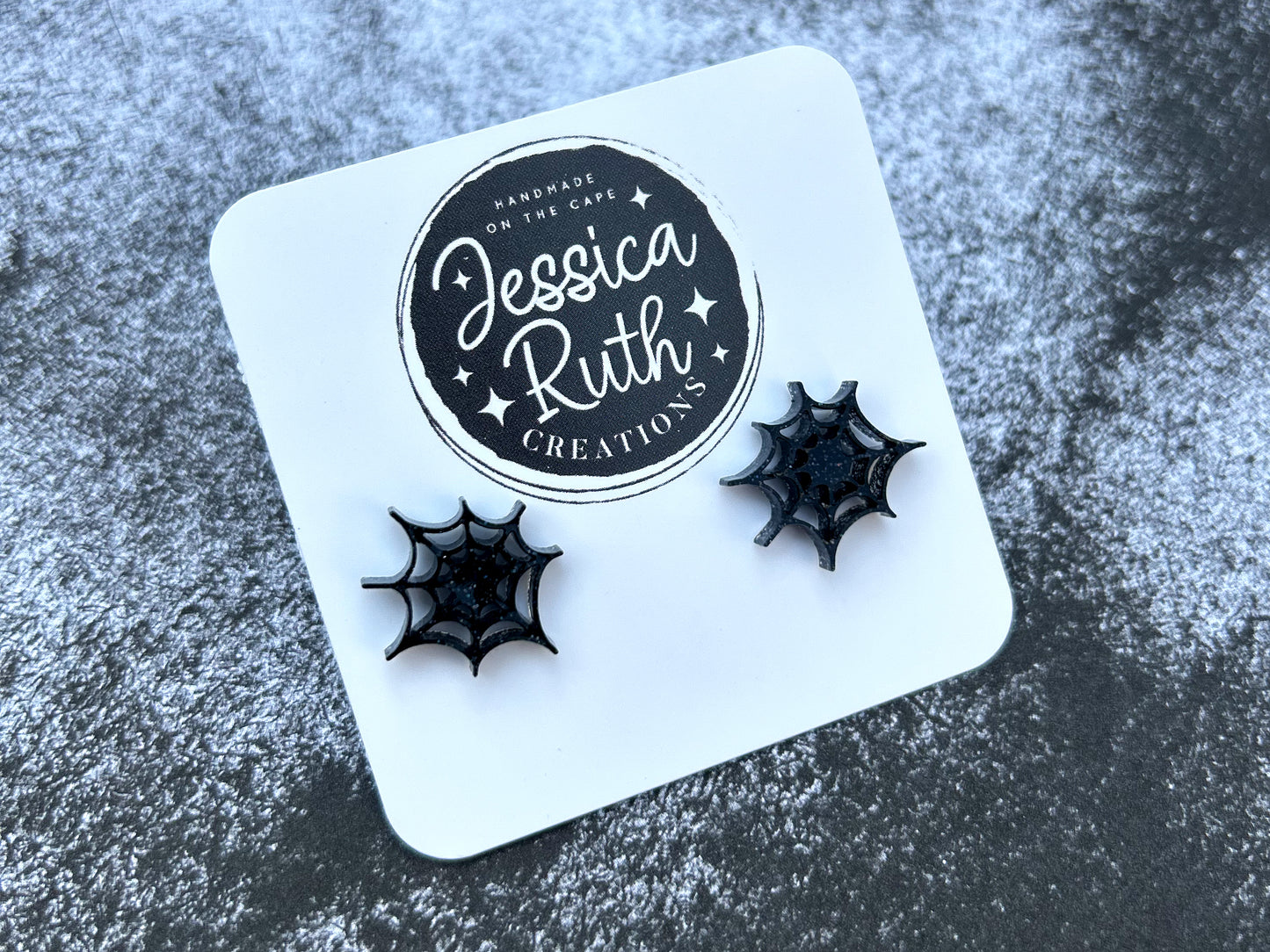 Spiderweb Stud Earrings
