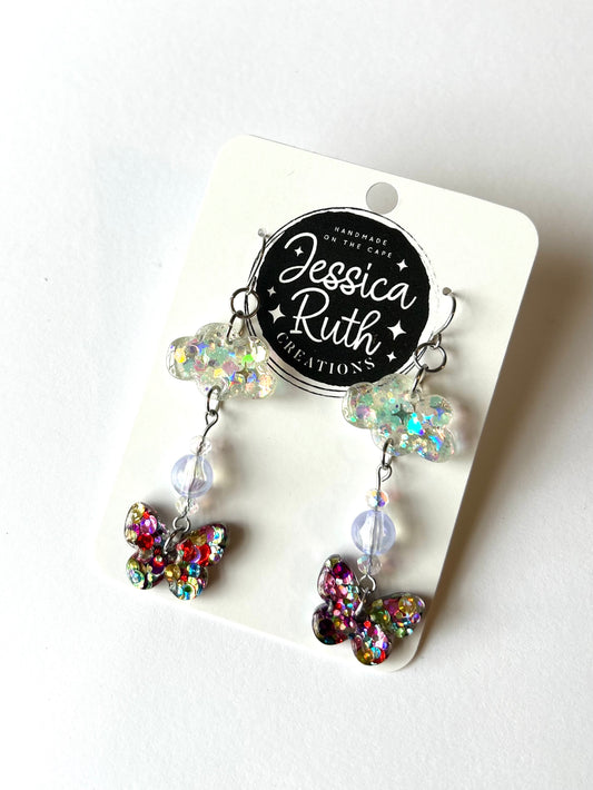 Butterfly Cloud Dangles