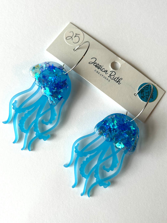 Blue Glow in the Dark Jellies
