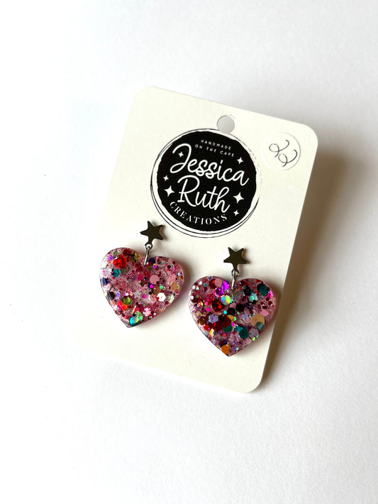 Heart Star Dangles