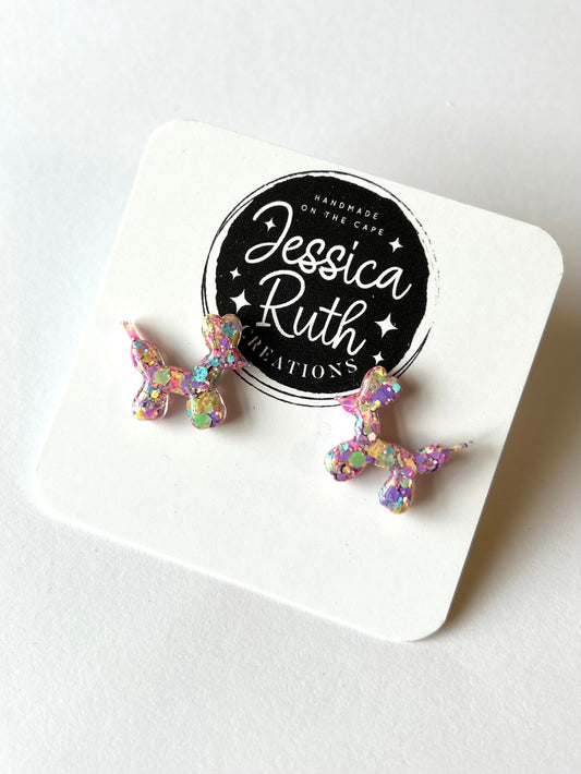 90s Baloon Dog Studs