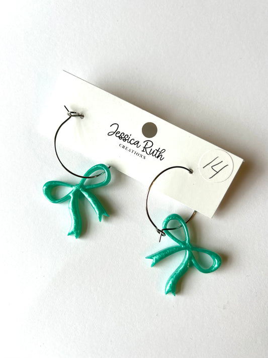 Teal Bows