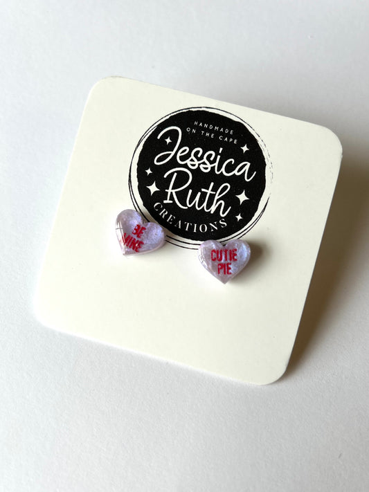 Be Mine/Cutie Pie Purple Studs