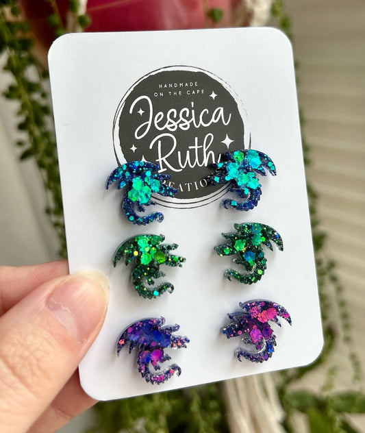 Dragon Stud Earrings