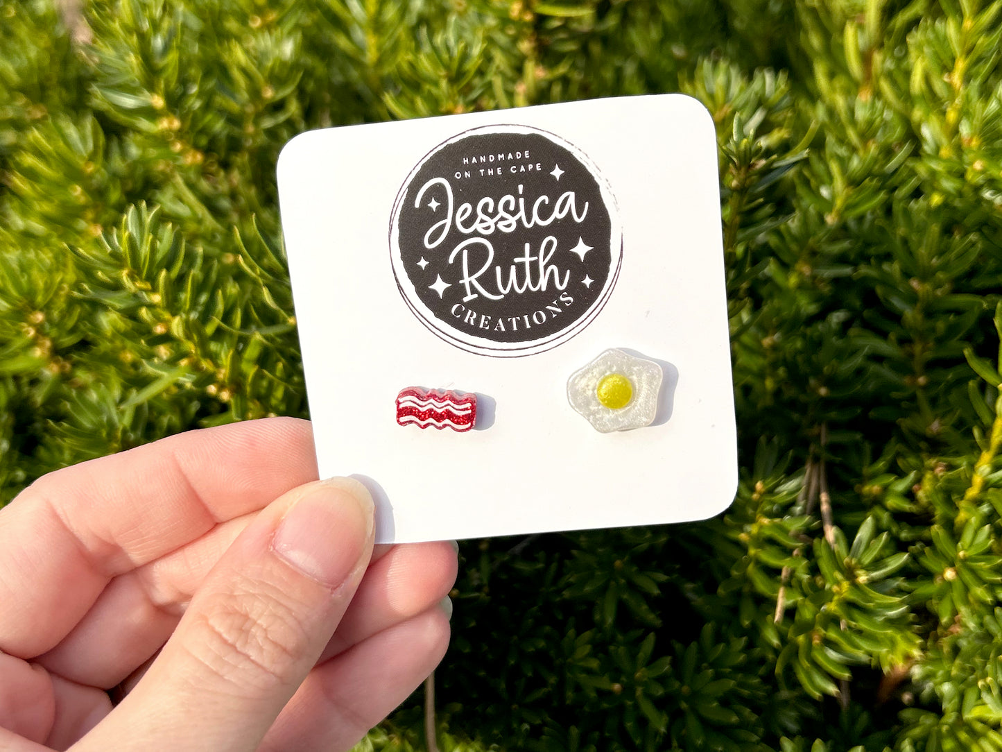 Bacon & Egg studs