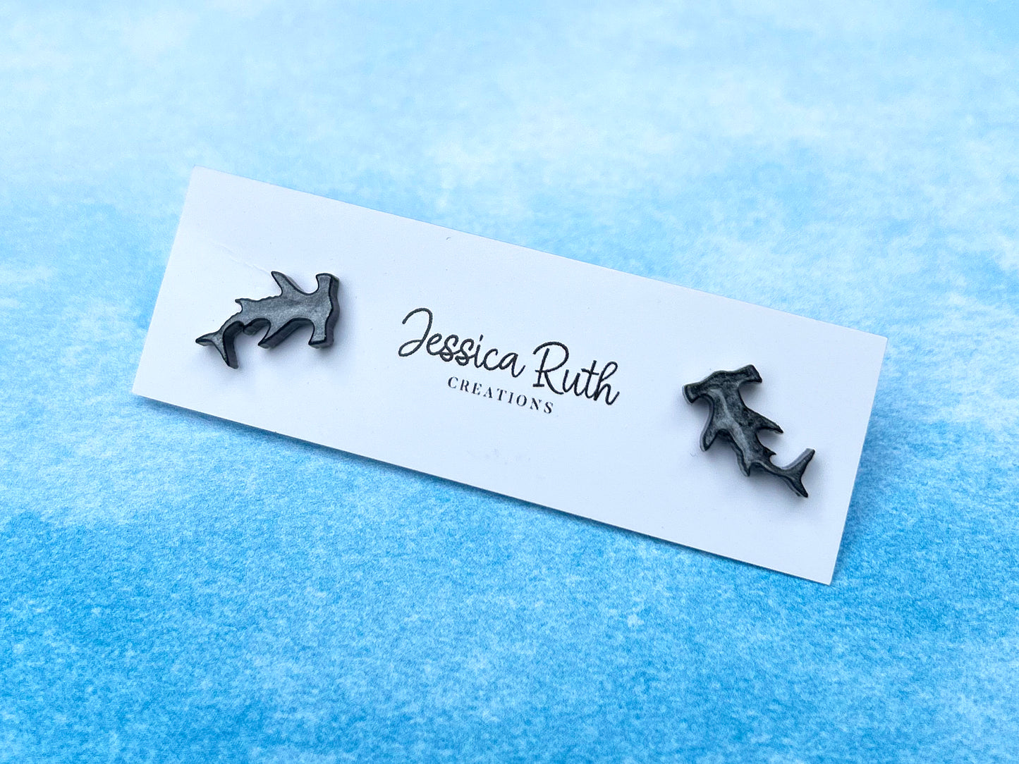 Hammerhead Shark Stud Earrings