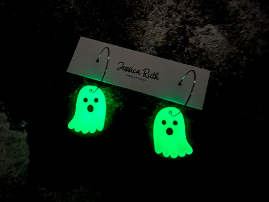 Glowing Ghost Dangles