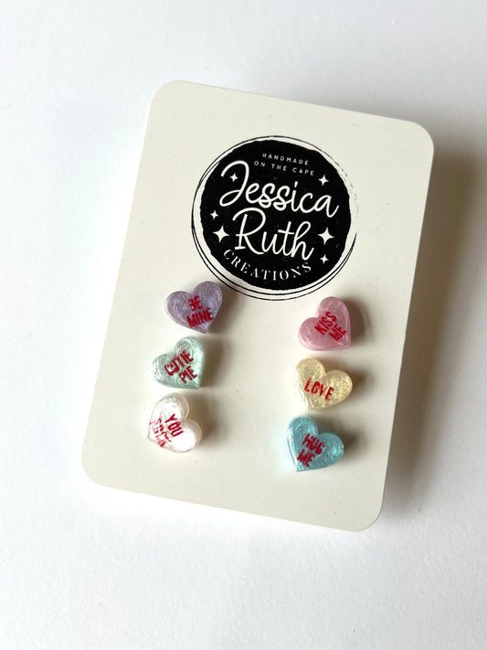 Conversation Heart Mix and Match Stud Packs