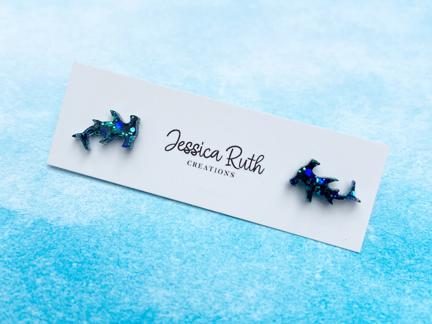 Hammerhead Shark Stud Earrings