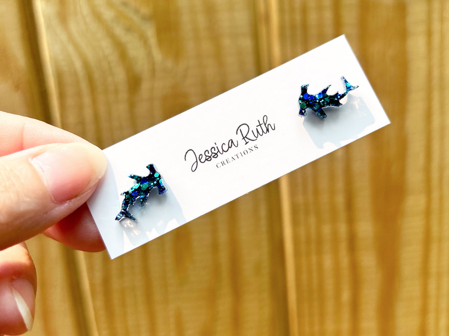 Hammerhead Shark Stud Earrings