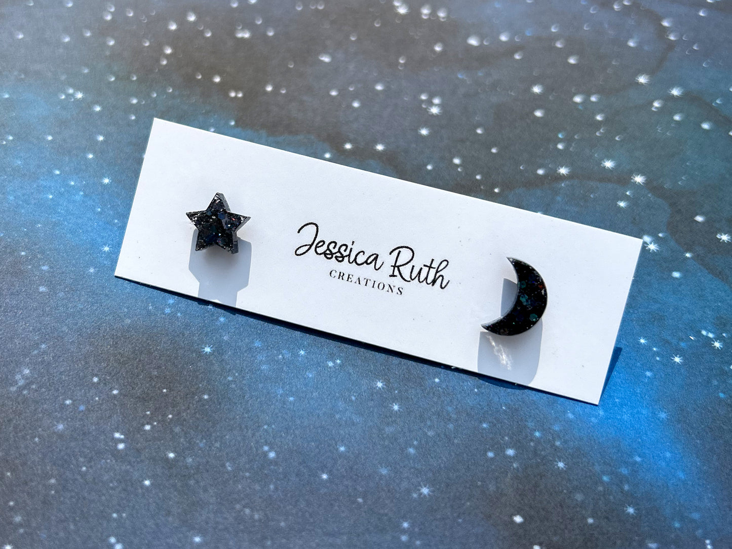 Star & Moon Stud Earrings - Multiple Colors!