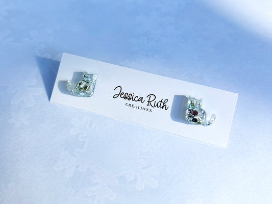 Winter Glacier Holiday Edition Cat Studs