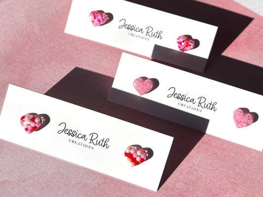 Mini Heart Studs