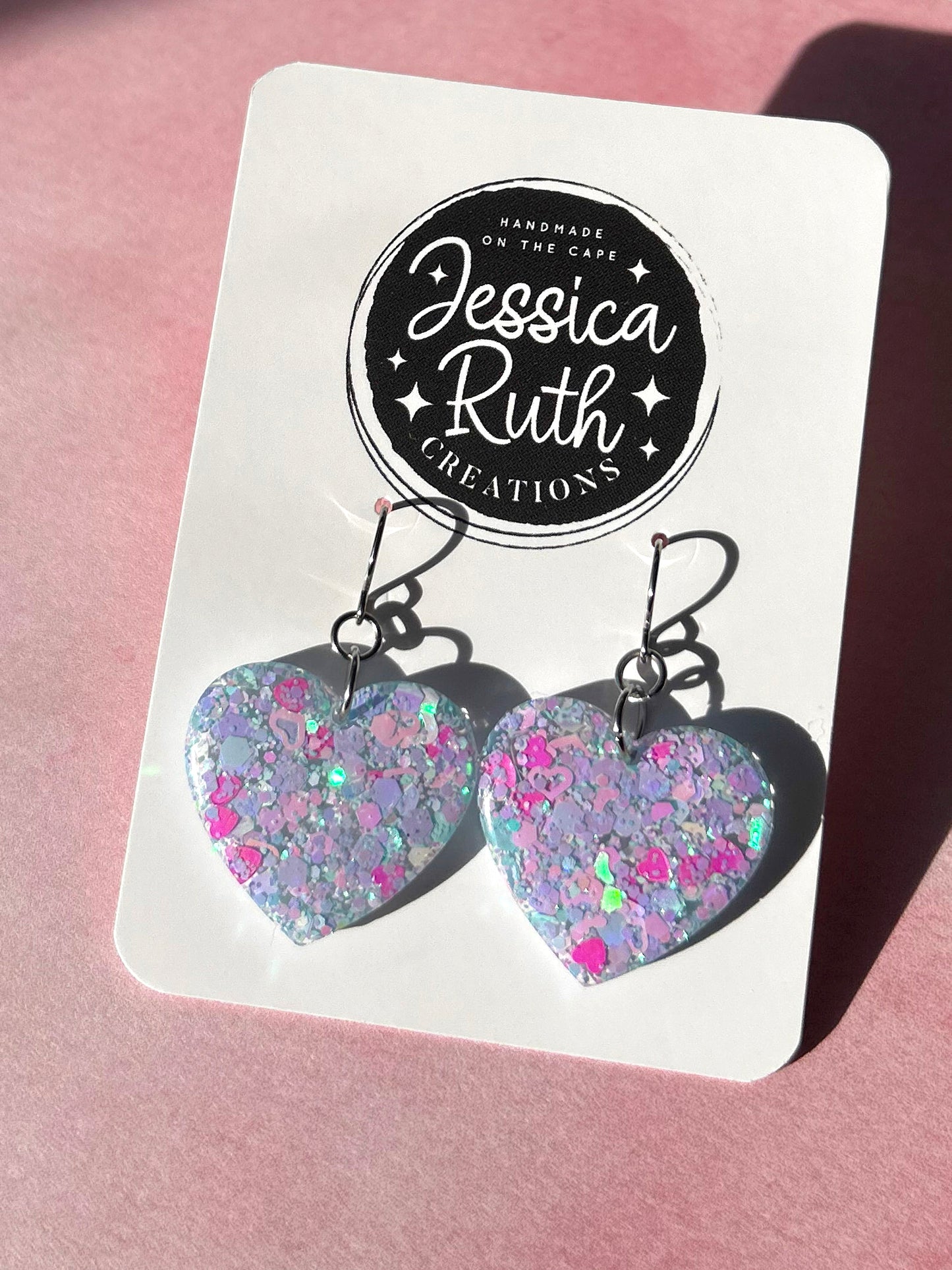 Heart Dangle Earrings