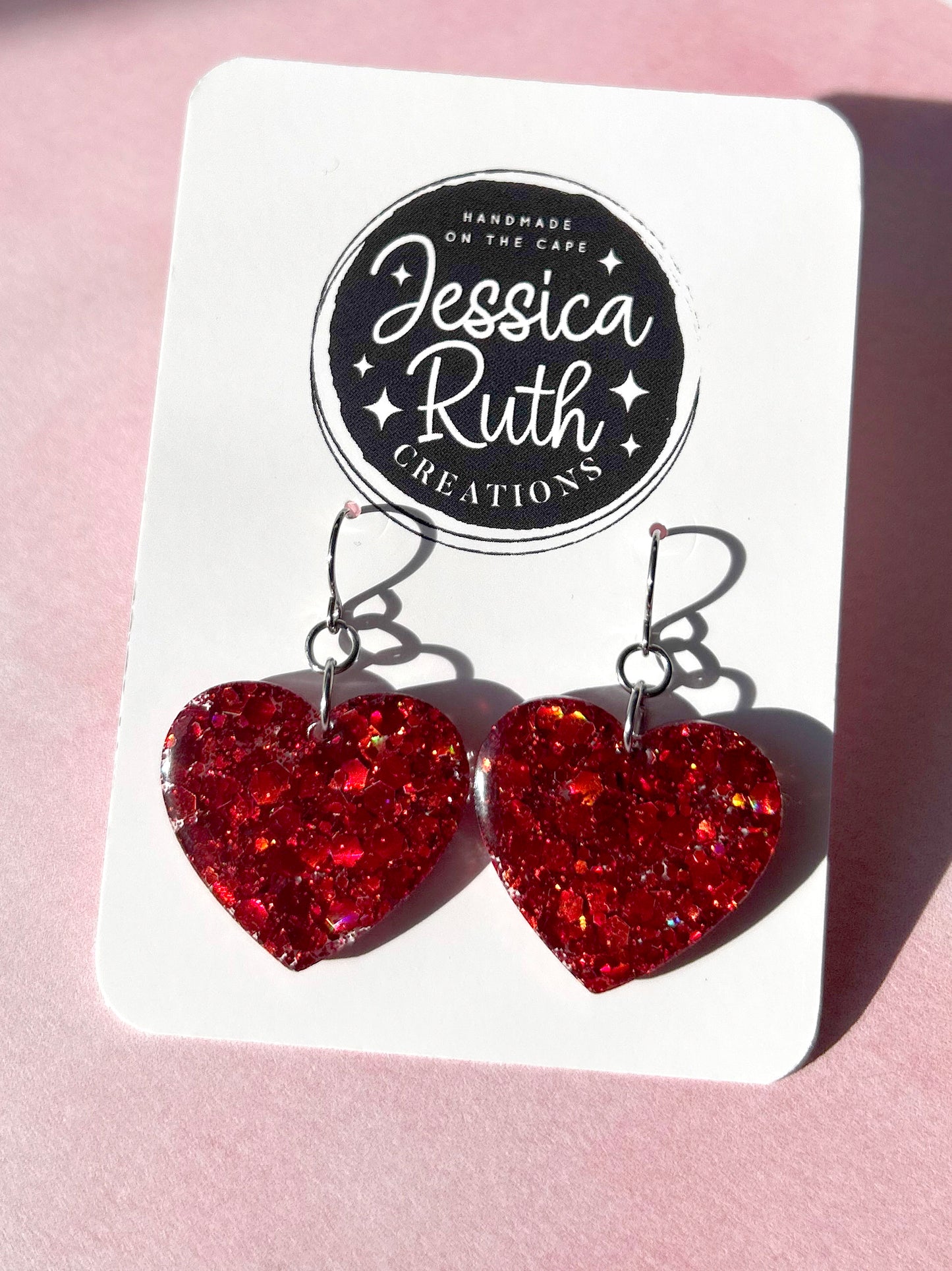 Heart Dangle Earrings