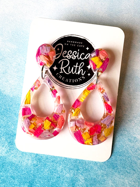 Confetti Flower Dangles