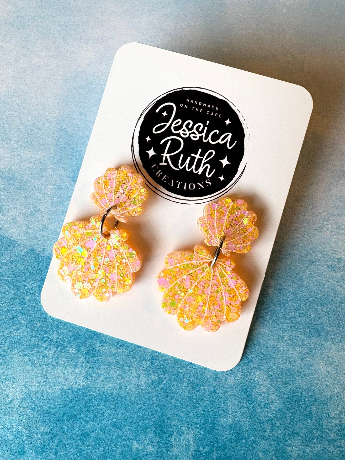 Seashell Earrings - Various Color Choices