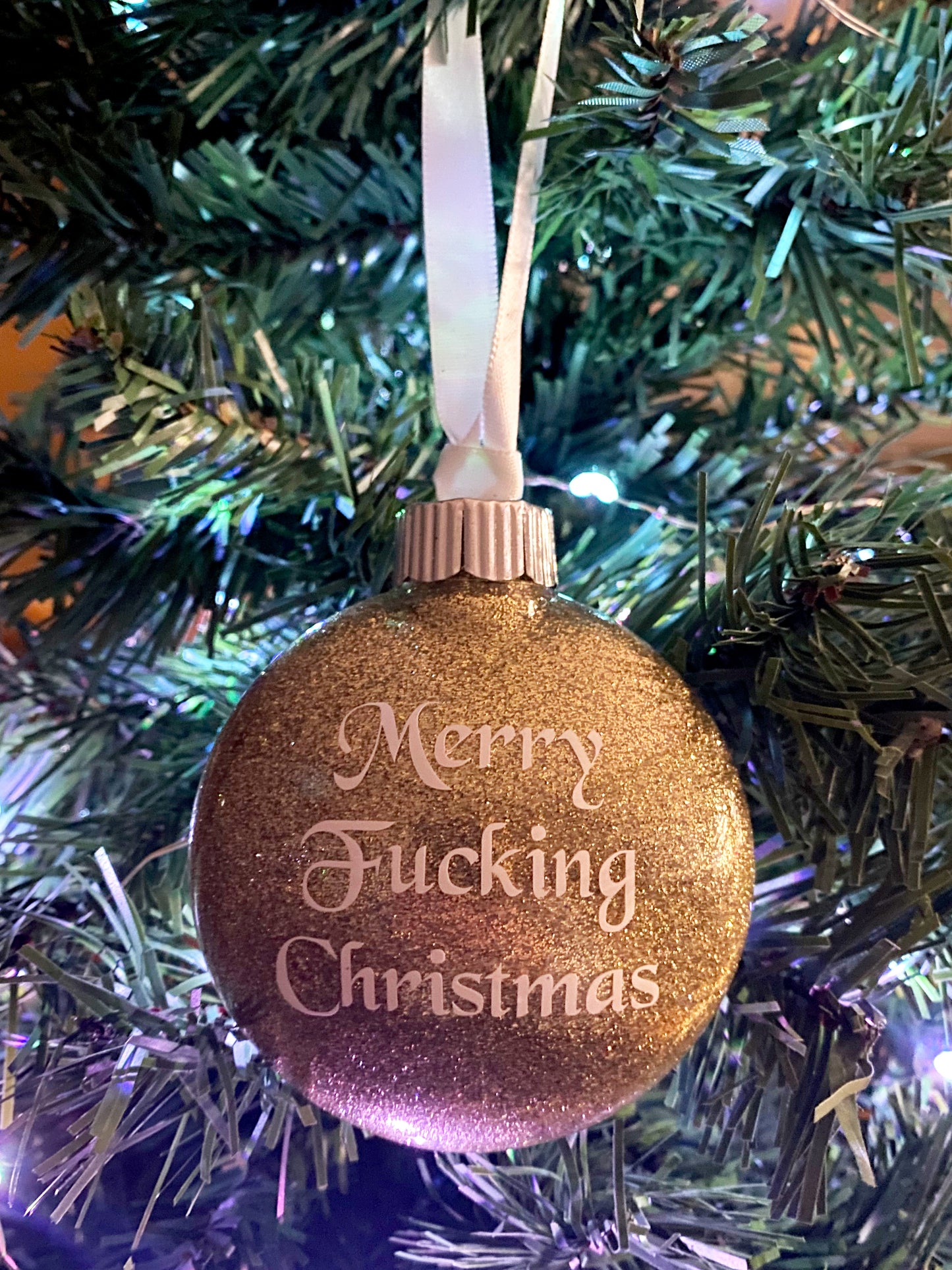 Merry Fucking Christmas Ornament