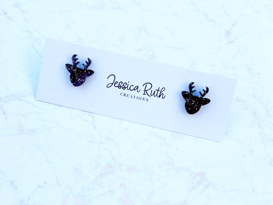 Mini Reindeer Studs