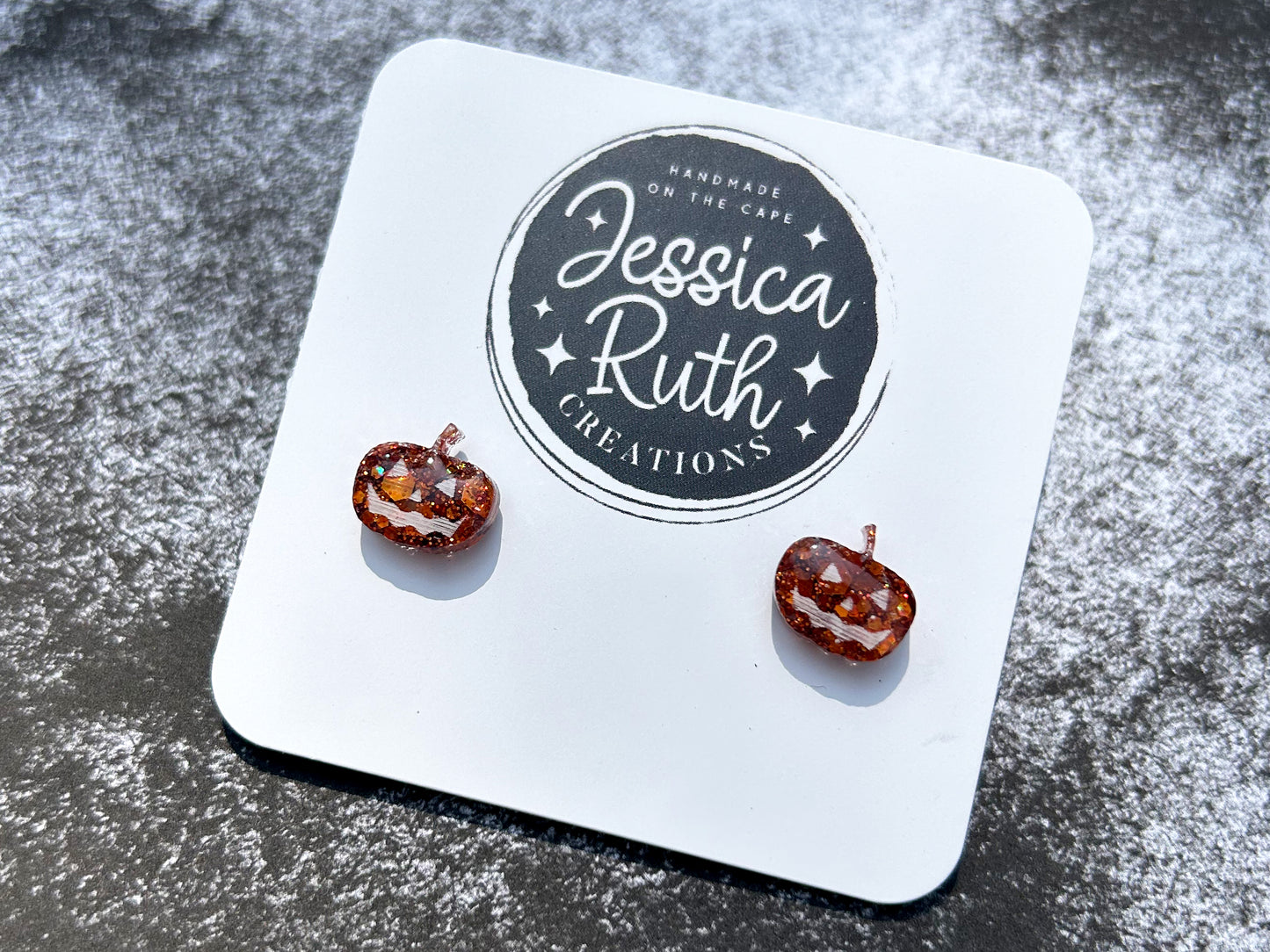 Cute Fall & Halloween Pumpkin Stud Earrings