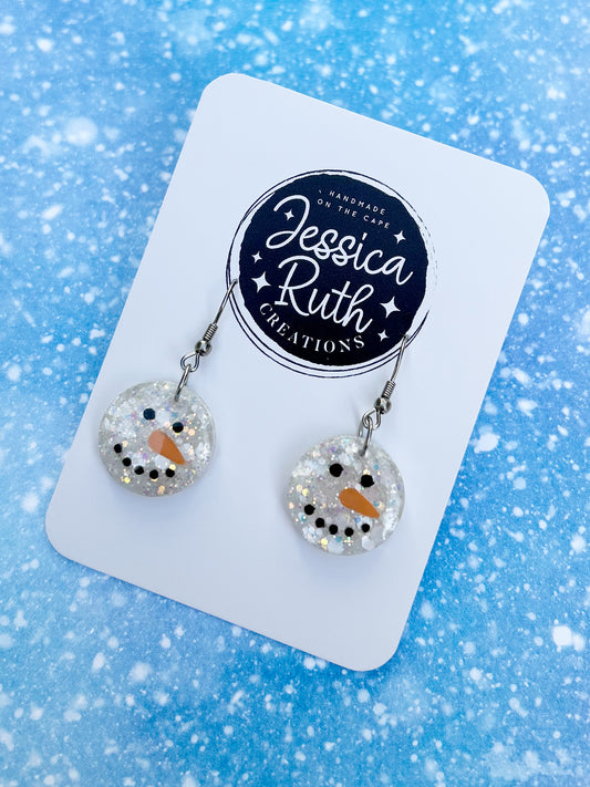 Happy Snowman Dangles